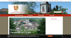 Desktop Screenshot of cousanceslesforges.fr