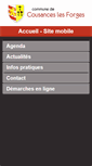 Mobile Screenshot of cousanceslesforges.fr